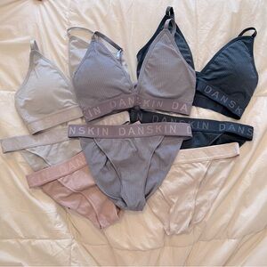 Danskin multiple Bralette set